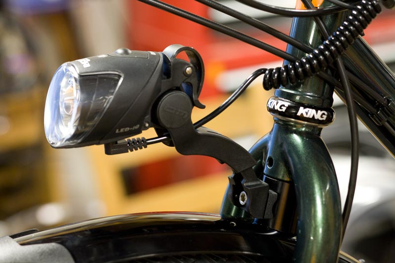 bike stem light mount